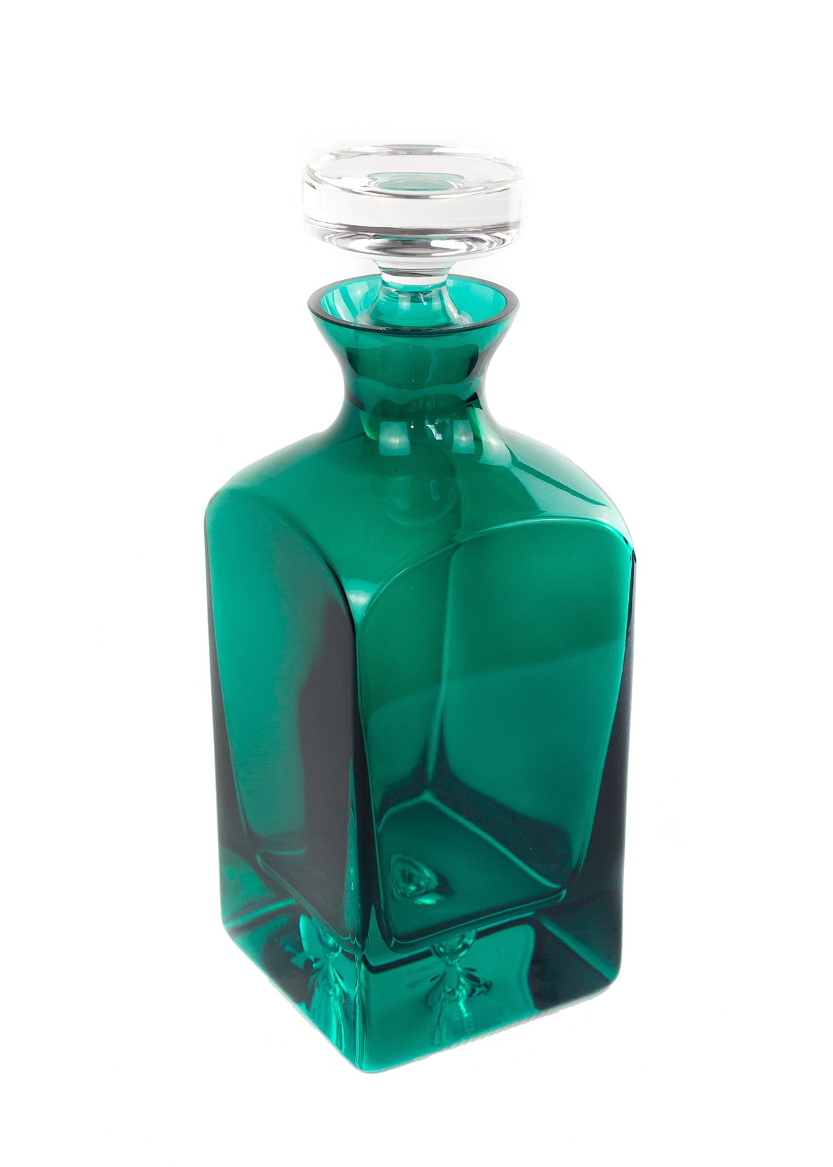 Decanter in Emerald Green