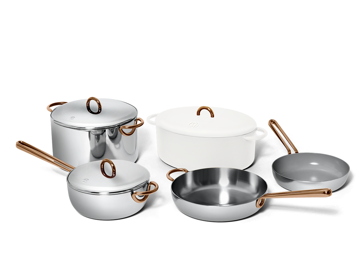 Family Style cookware set - Salt white