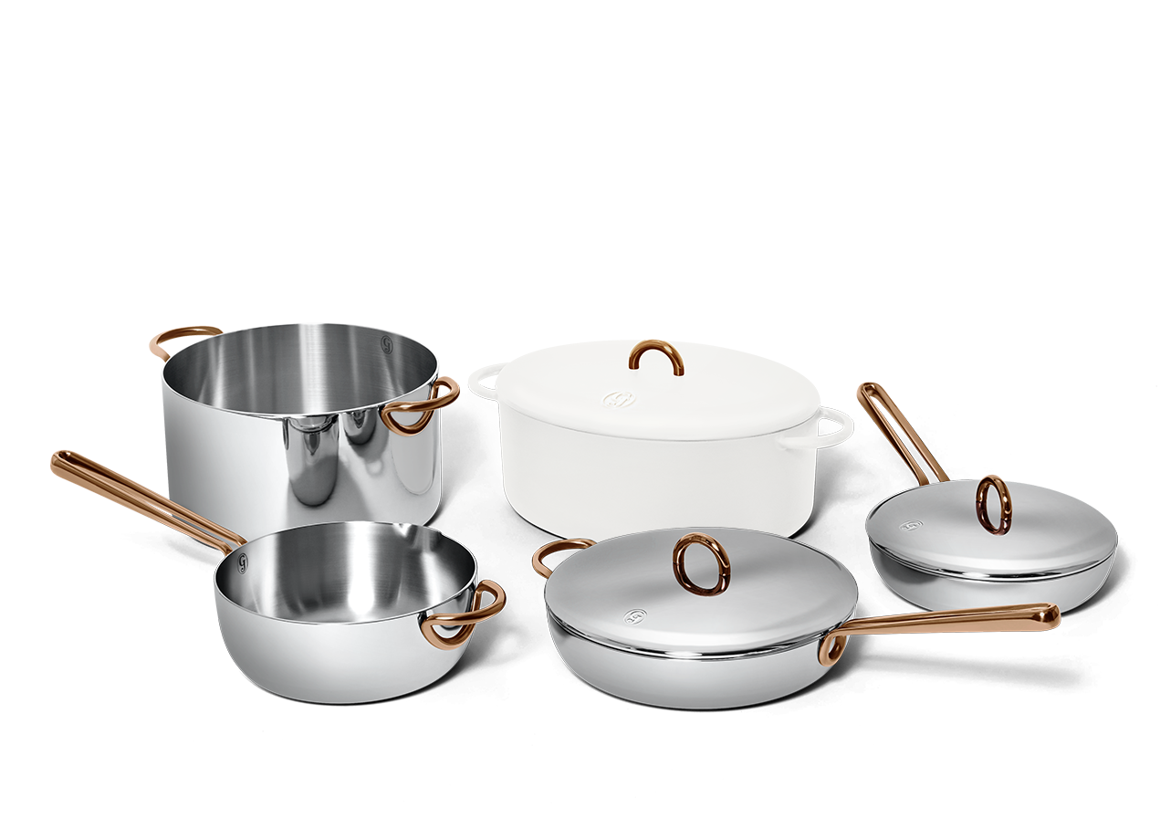 Family Style cookware set - Salt white 2