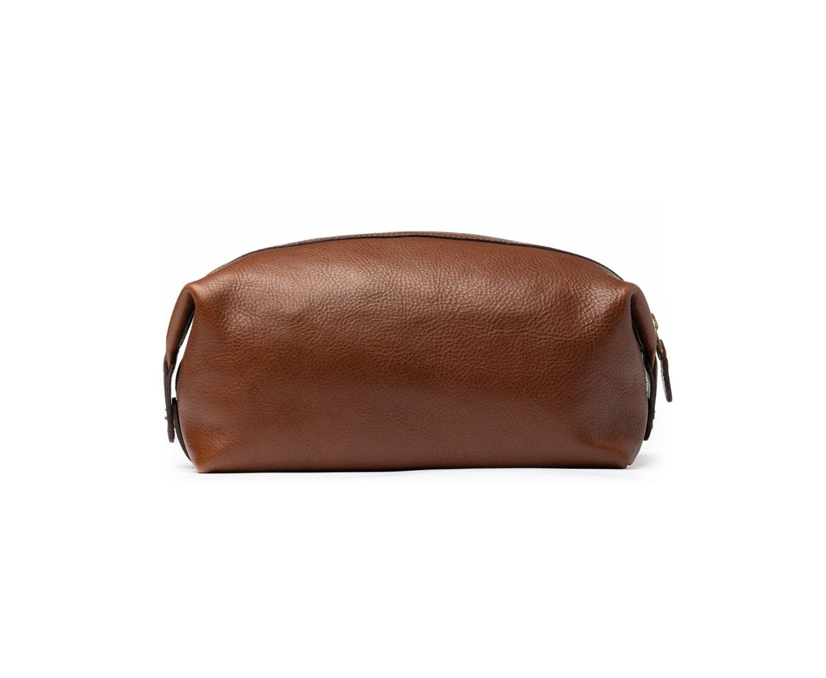 Holdall No. 101 Toiletry Bag in Vintage Tan Leather