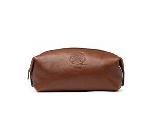 Holdall No. 101 Toiletry Bag in Vintage Tan Leather