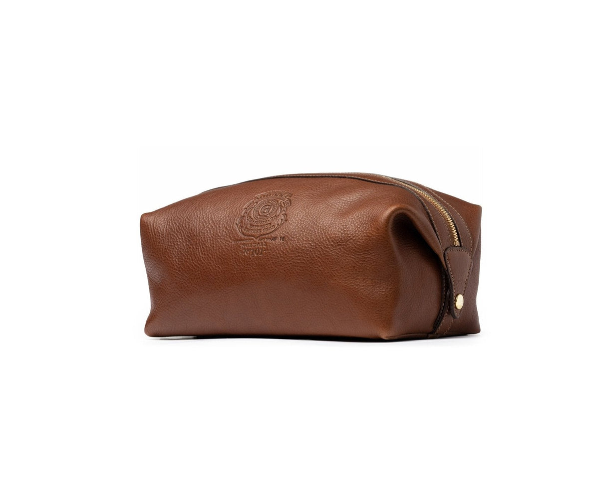 Holdall No. 101 Toiletry Bag in Vintage Tan Leather
