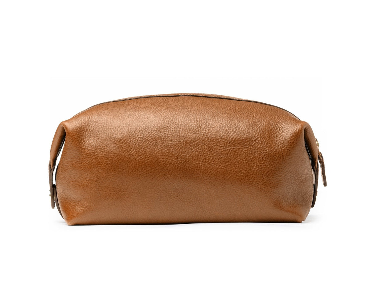 Holdall No. 101 Toiletry Bag in Vintage Tan Leather