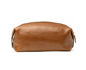 Holdall No. 101 Toiletry Bag in Vintage Tan Leather