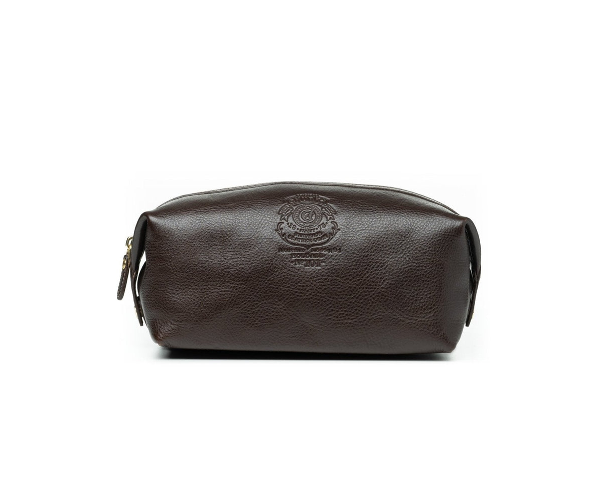 Holdall No. 101 Toiletry Bag in Vintage Tan Leather