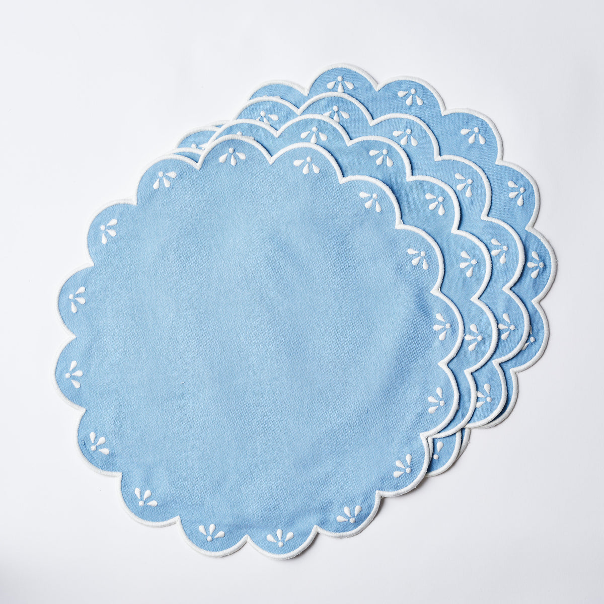 Peony Blue Placemats, Set of 4