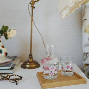 Cherry Blossom Carafe And Tumbler