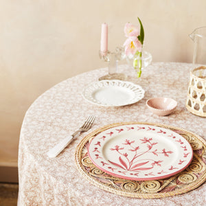 Pink Rosebud Tablecloth