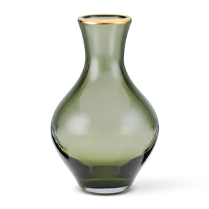 Aerin Sancia Baluster Glass Vase in Fern on Over The Moon