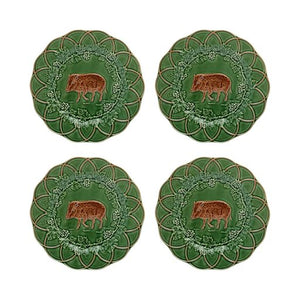 Woods Snack Plate Boar, Set of 4