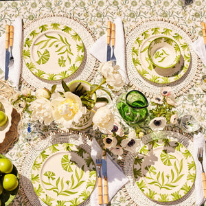 Green Petals Tablecloth