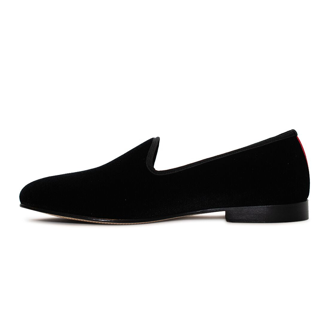 Men's Black Velvet Slipper II