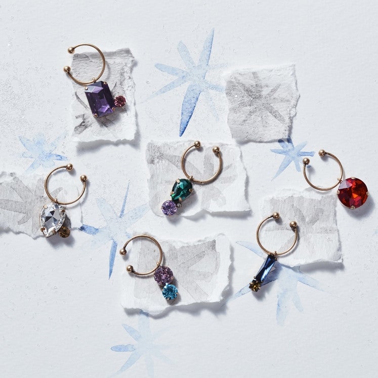 Jeweled Wine Charms