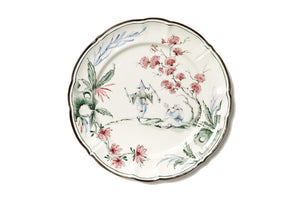 Chinoiserie Dessert Plates, Set of 12