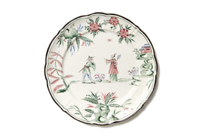 Chinoiserie Dessert Plates, Set of 12