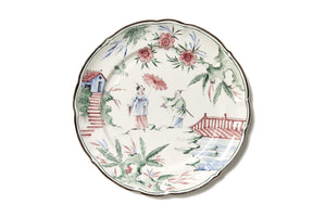 Chinoiserie Dessert Plates, Set of 12