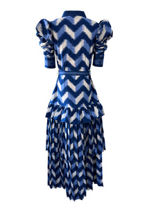 Waves Lapis Lazuli Dress