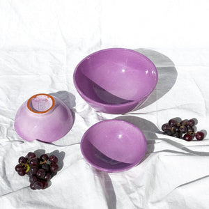 Casa Lila Medium Bowl with Lilac Glaze