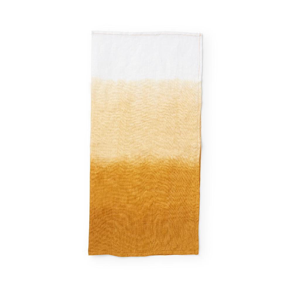 Ochre Linen Napkin - 20" x 20" Default India