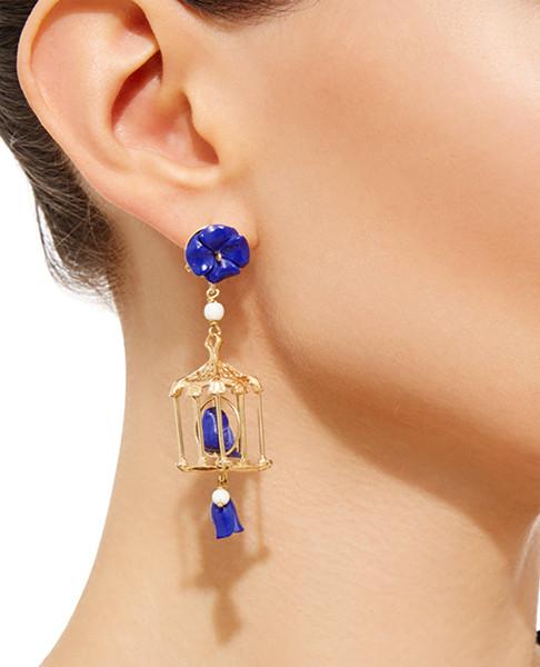 Pagoda Earring in Jade