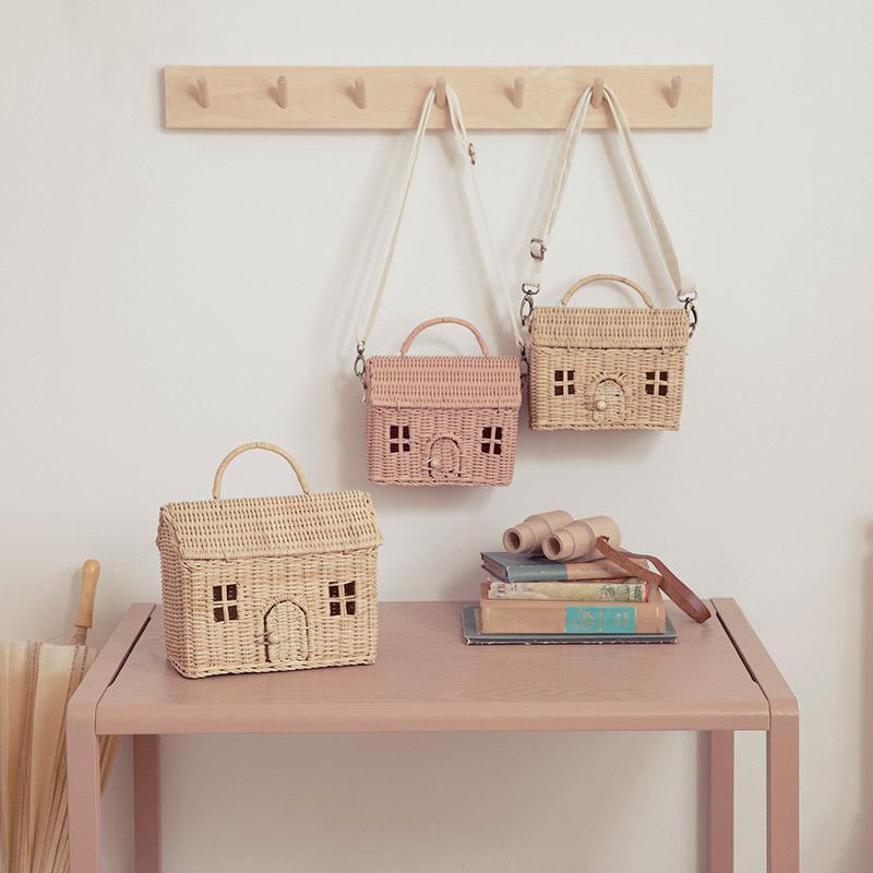 Rattan Casa Clutch