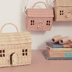 Rattan Casa Clutch