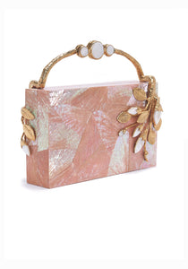 Brancuse Clutch in Blush