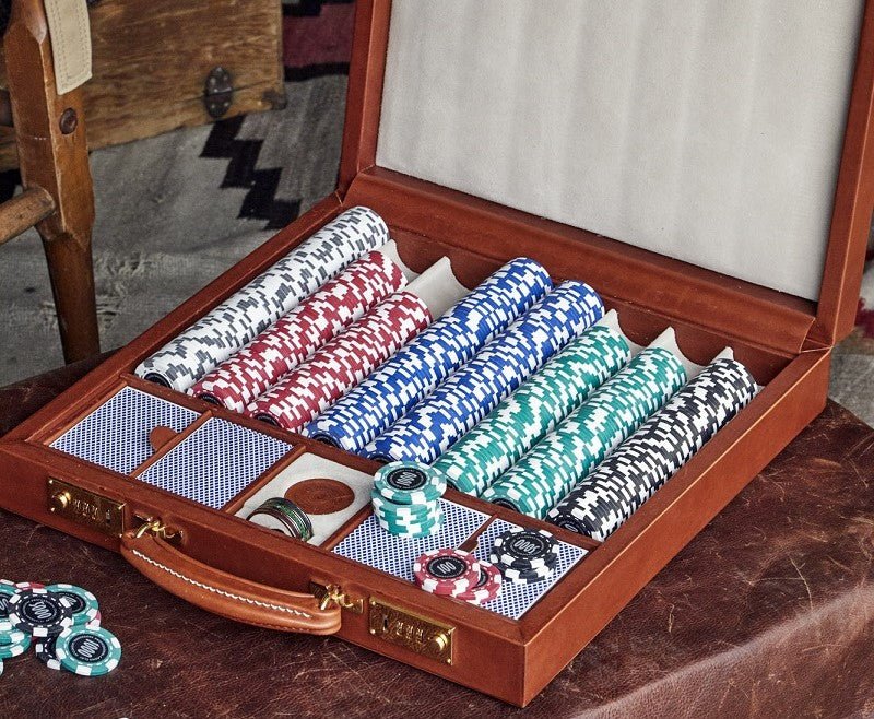 Poker Set No. 241 | Chestnut Leather - Ghurka