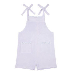 Girls Bay Lavender French Terry Romper