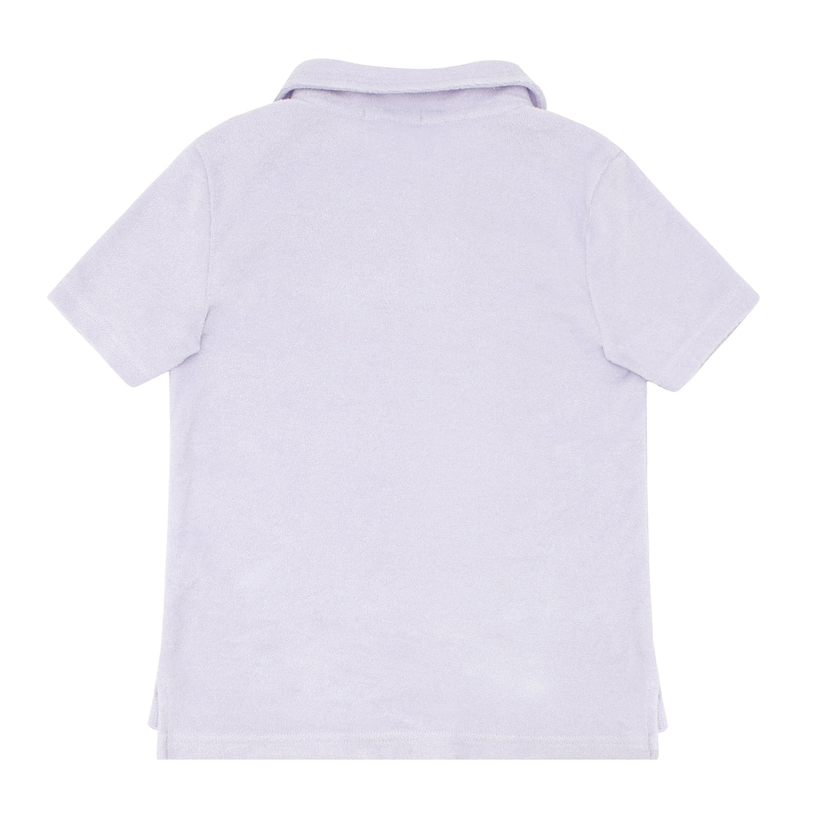 Boys Bay Lavender French Terry Polo Shirt