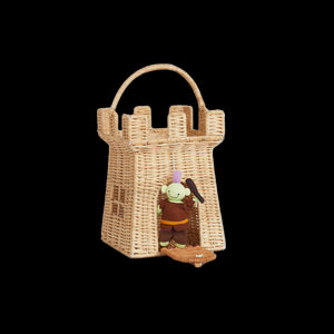 Rattan Castle Bag