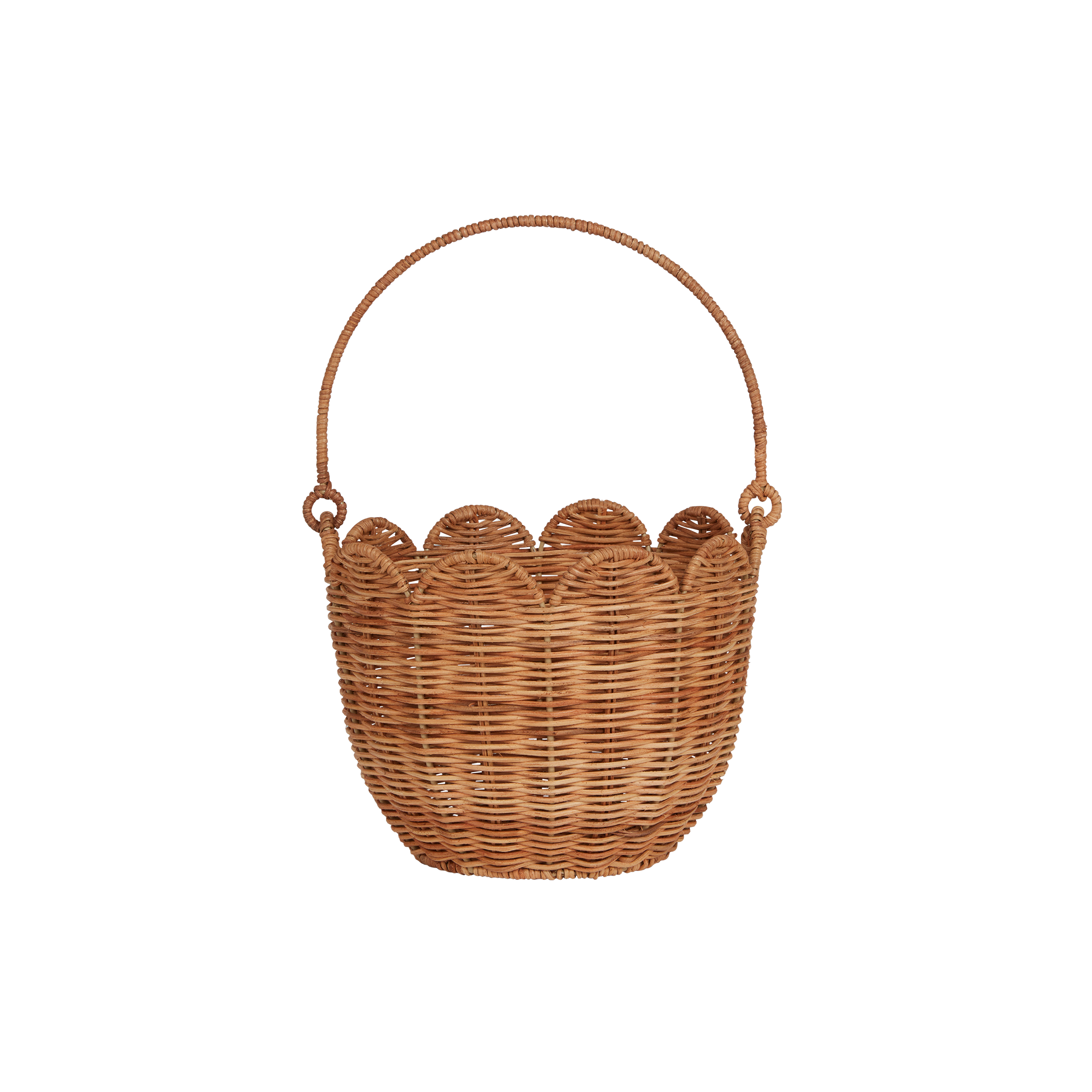 Rattan Tulip Carry Basket in Natural