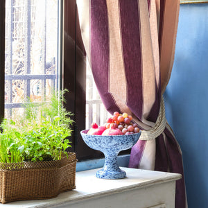 Speckled Fruit Stand in Blue