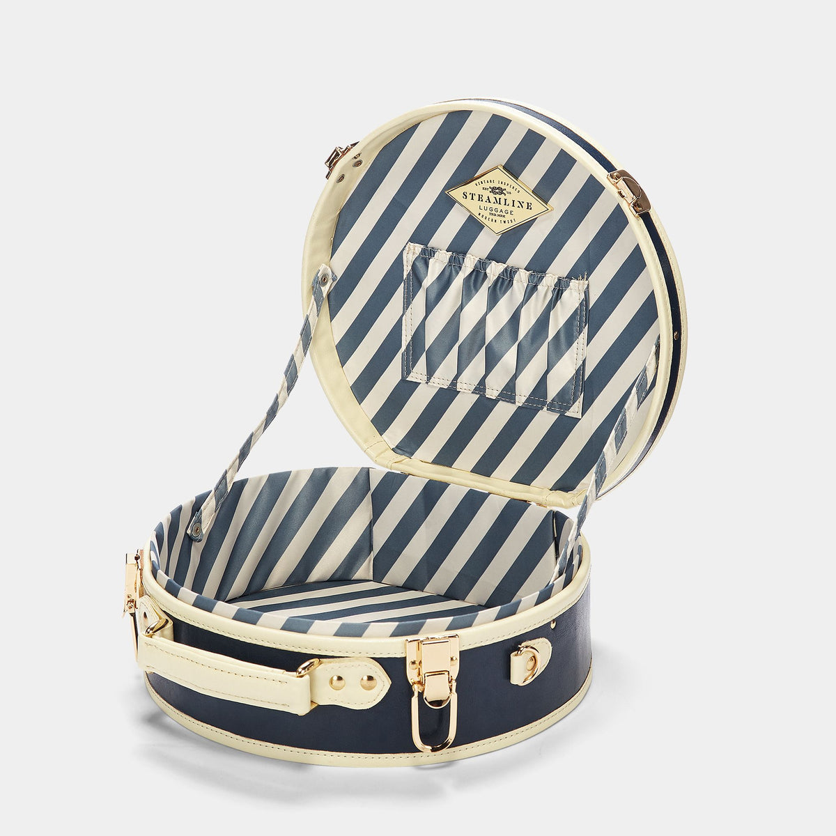 The Entrepreneur - Navy Small Hatbox