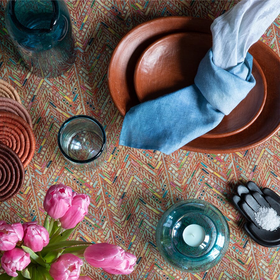 Iridescent Turquoise Pitcher Tabletop Mexico 