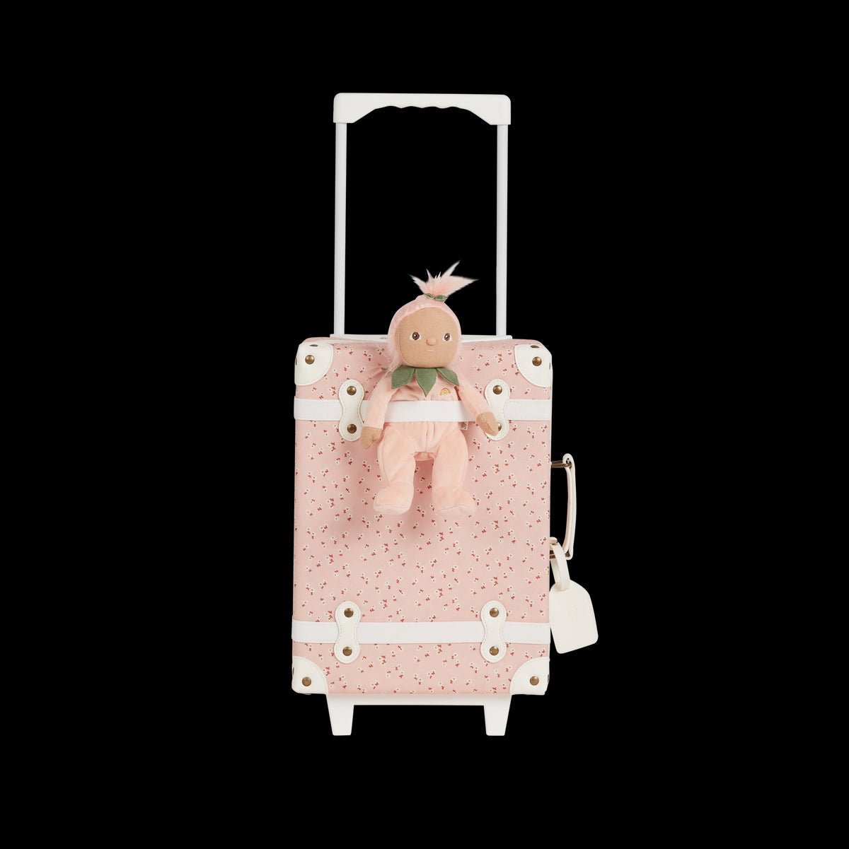 See-Ya Suitcase in Pink Daisies