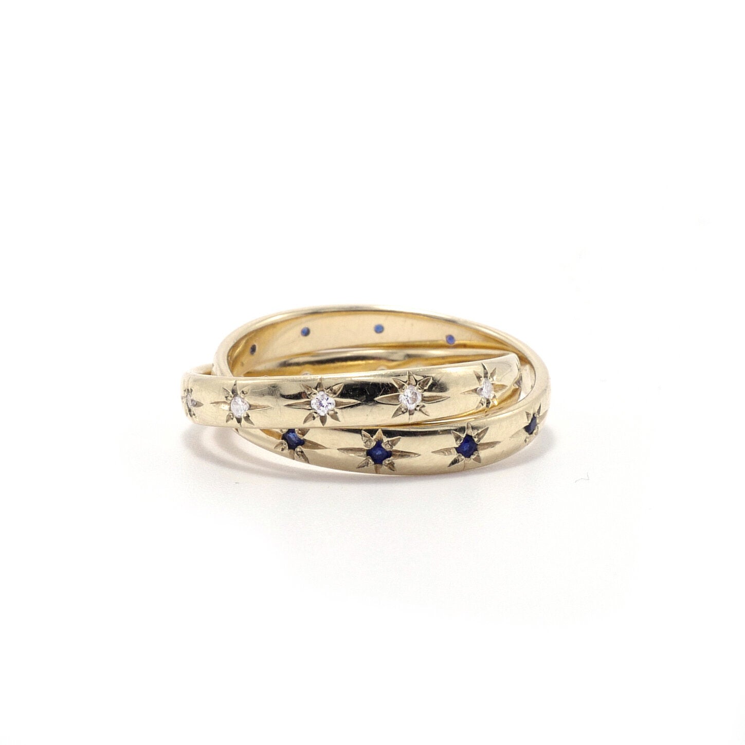 Starry Night Rolling Ring