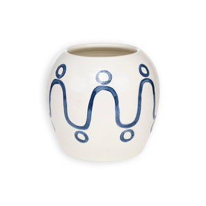 Cycladic Blue Vase