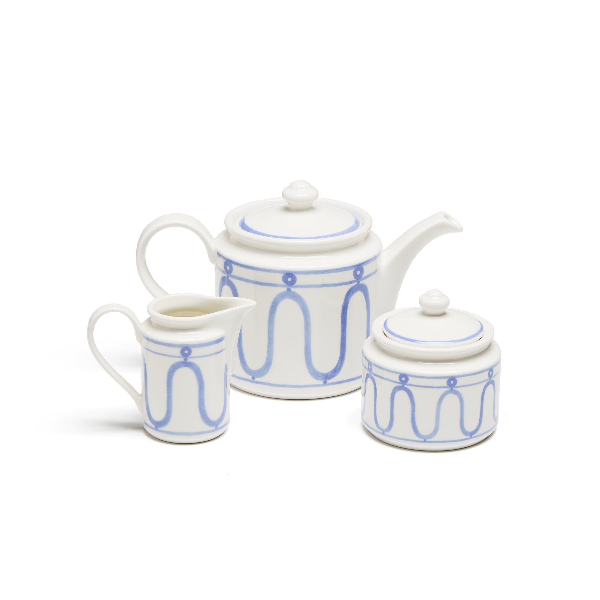 The Serenity Blue Tea Set