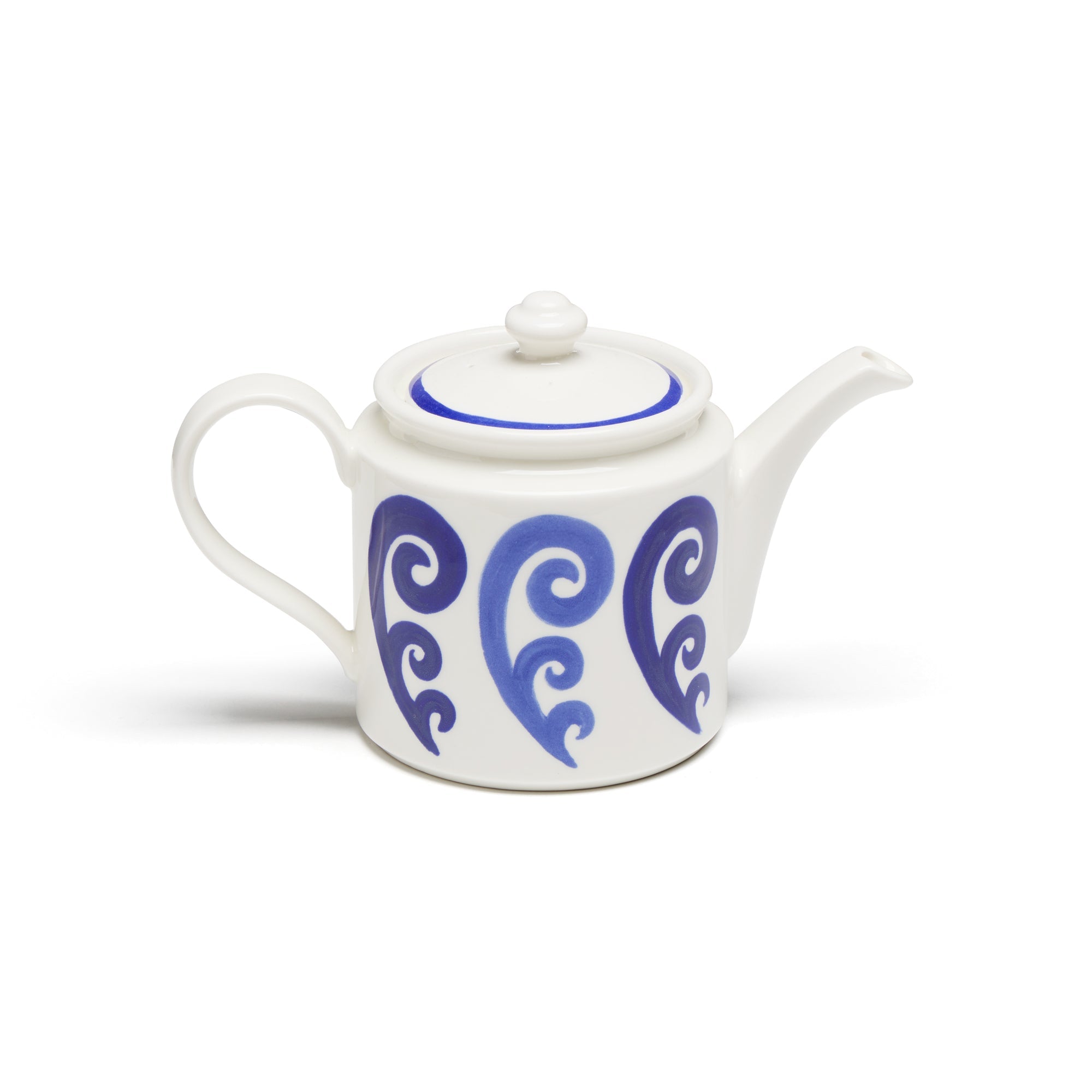 Athenee Peacock Two Tone Blue Tea Set