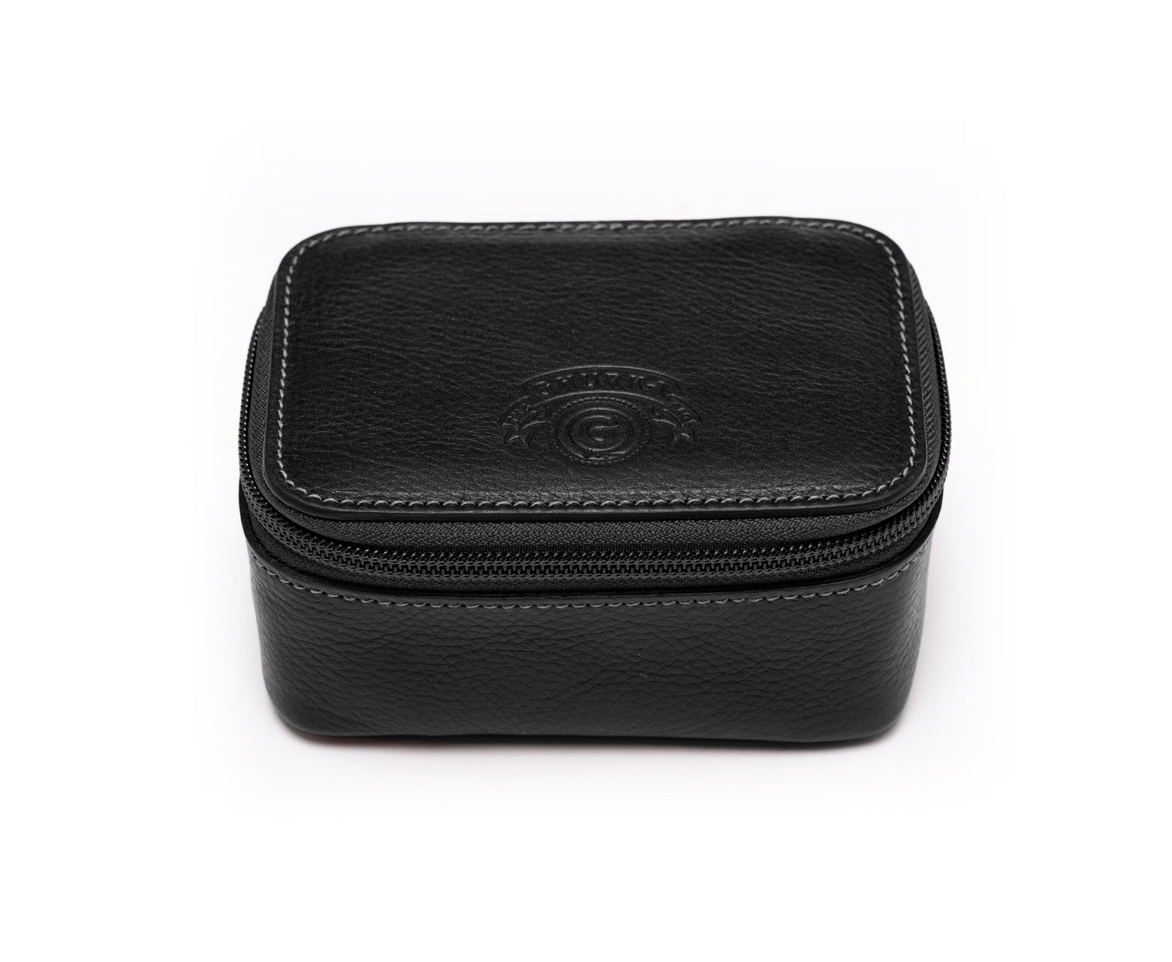Travel Watch Case No. 257 | Vintage Black Leather - Ghurka