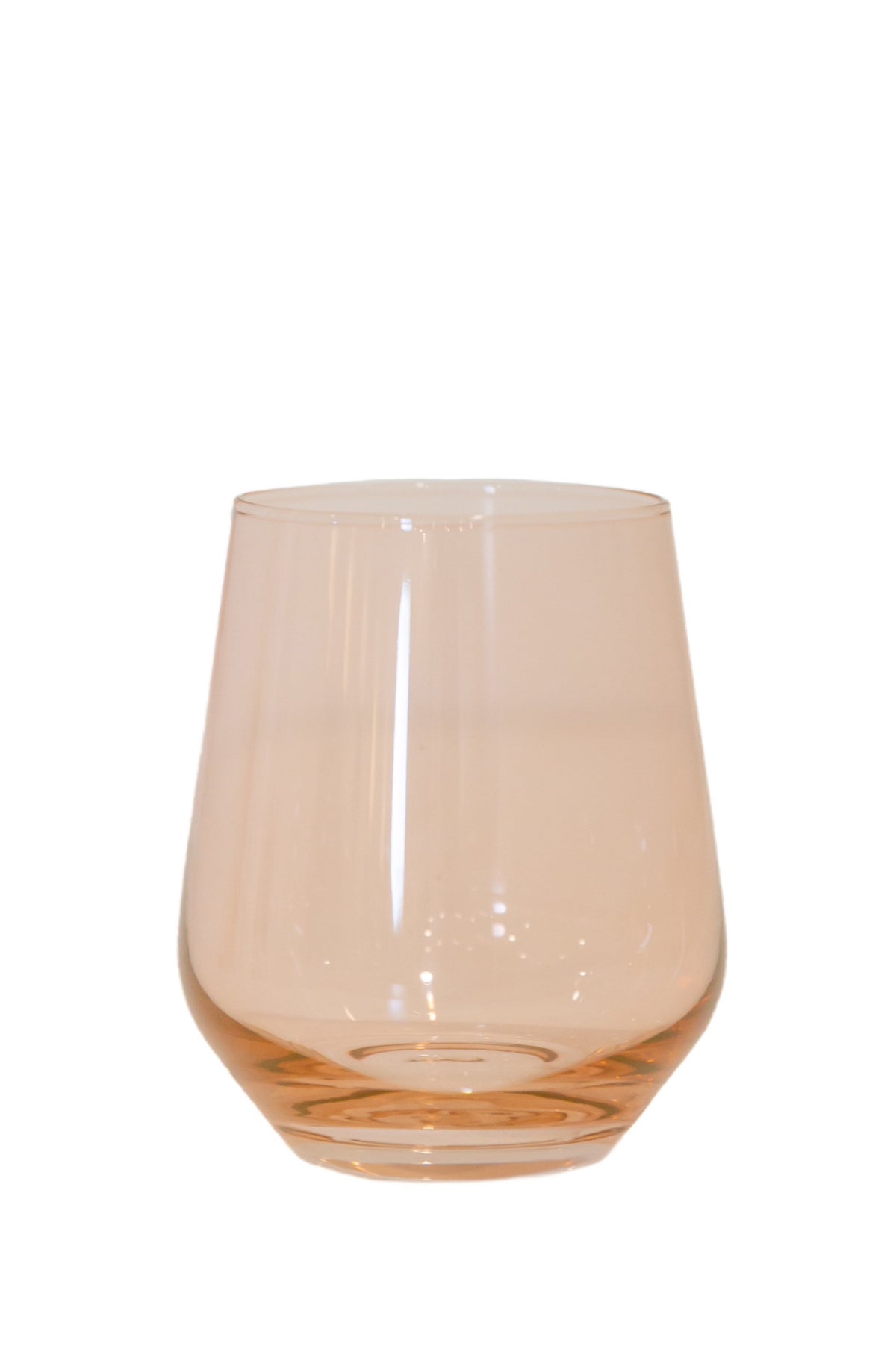 Wine Stemless, Set of 6 Blush Pink