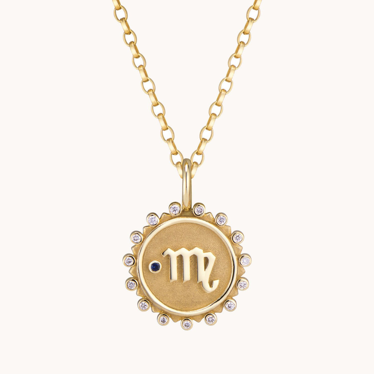 Virgo Pendant Necklace, Necklaces - Marlo Laz