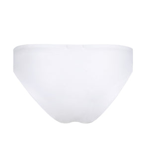 Women's White Low-Waisted Bikini Bottom