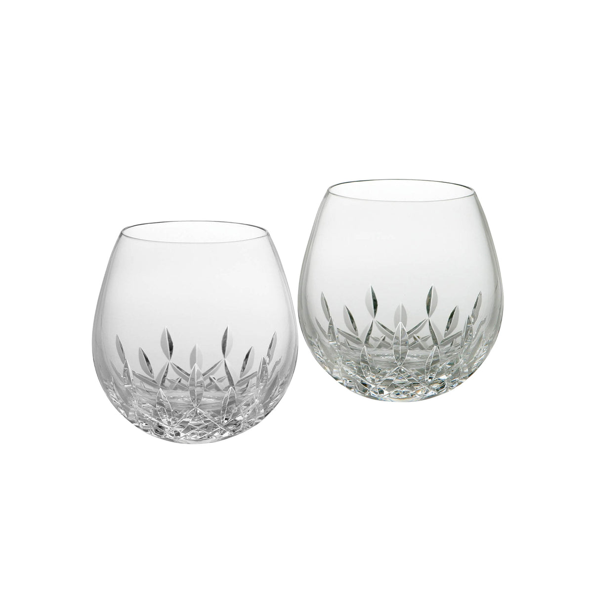 Lismore Essence Stemless Wine Light Red 14 oz, Set of 2