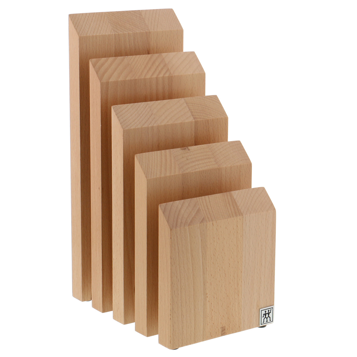 Zwilling Italian Upright Magnetic Knife Block - Natural Beechwood